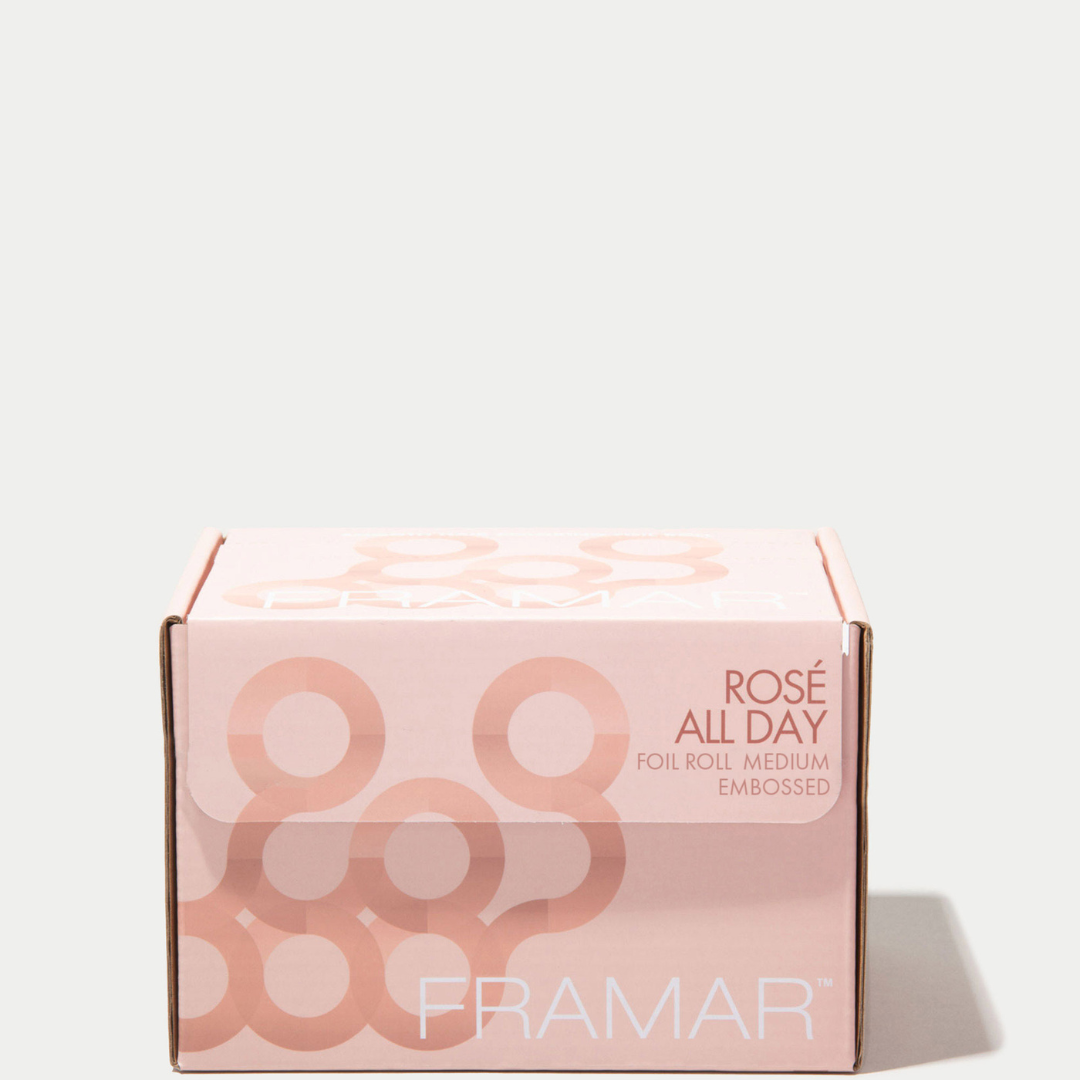 Framar reljefna folija za kosu 97,54 m u Rose Gold nijansi – Embossed Medium